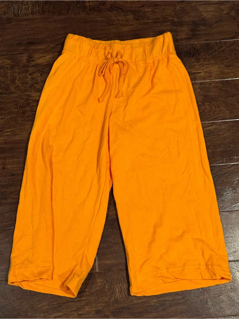 NWOT Free People Beach Orange Essential Gaucho Pants